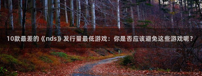 新宝GG子赚话费：10款最差的《nds》发行量最低游戏：你是否应该避免这些游戏呢？
